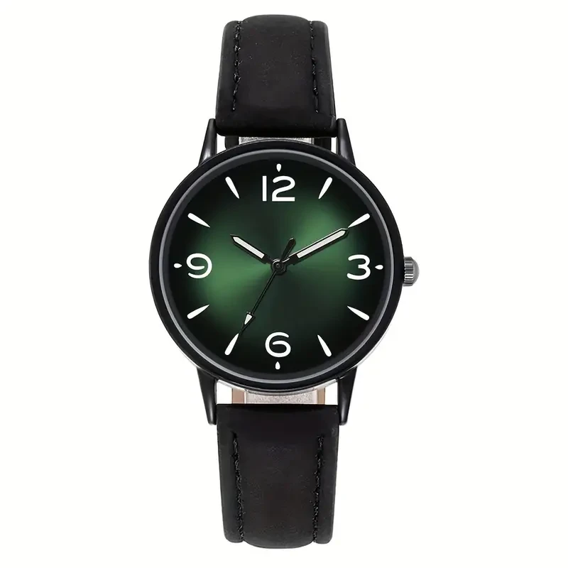 Reloj de cuarzo casual para mujer con esfera degradada