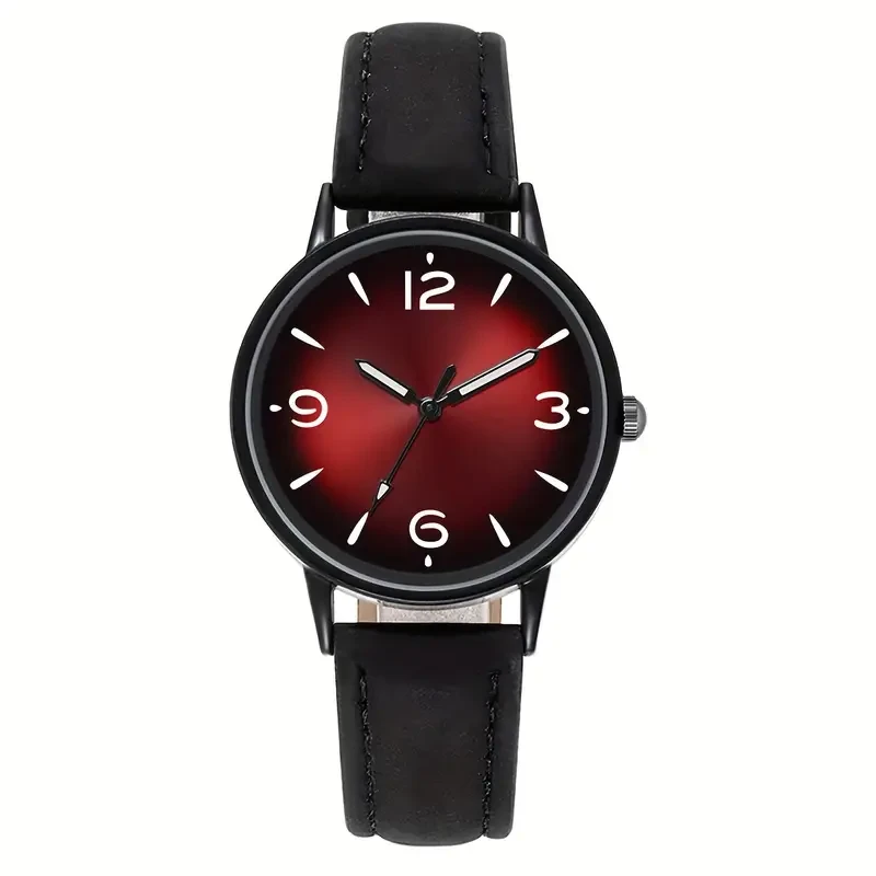 Reloj de cuarzo casual para mujer con esfera degradada