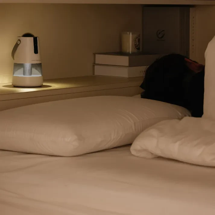 Luz nocturna repelente de mosquitos con proyección