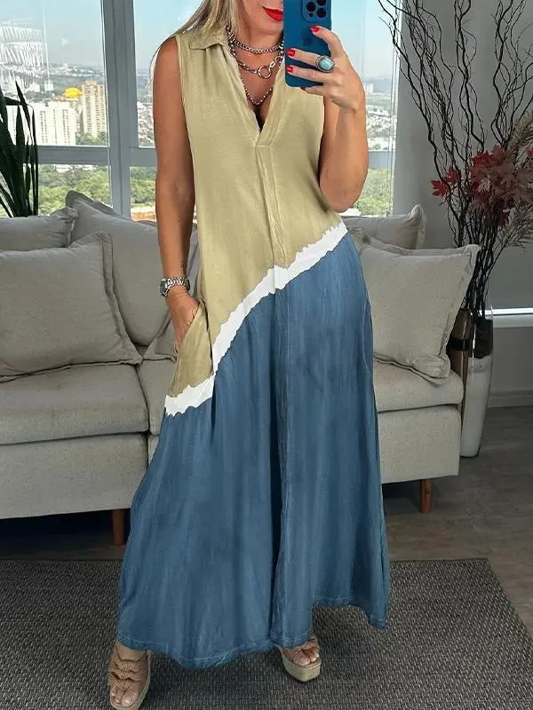Vestido estampado con cuello en V, el más vendido de la moda