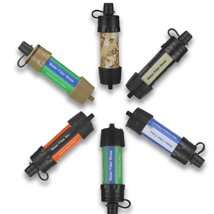 Mini purificador de agua portátil con pajita