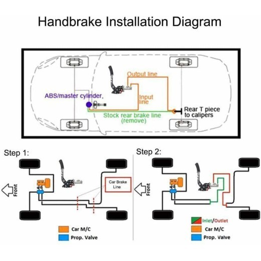 Freno de mano vertical hidráulico de competición para derrapes de carreras
