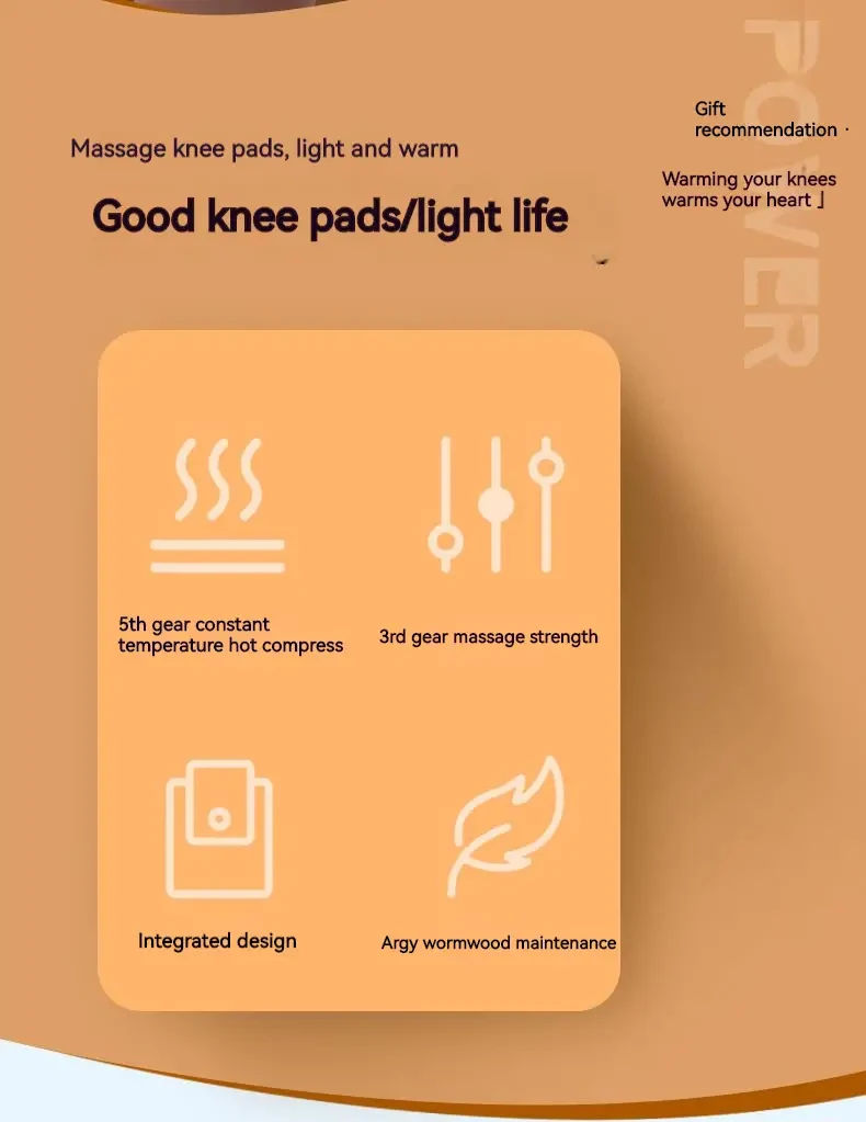 Masajeador de rodillas y hombros con calefacción 3 en 1, almohadilla térmica para rodillas, codos y hombros, modos de calentamiento ajustables, almohadilla térmica para rodillas, codos y hombros, calentadores de piernas relajantes.