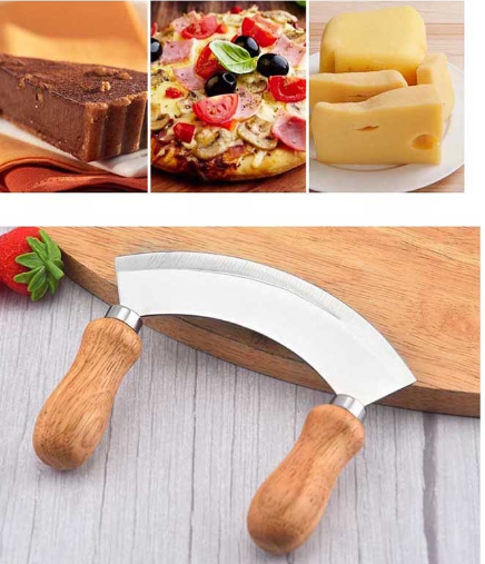 Cuchillo de cocina de acero inoxidable cortador de queso de una sola hoja