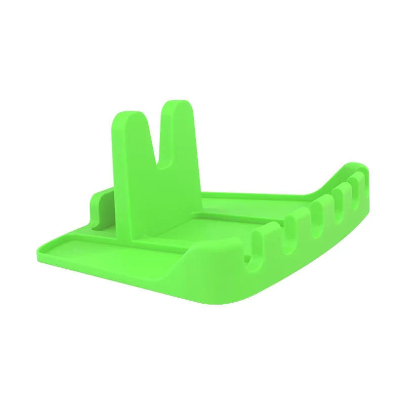 Estante de almacenamiento de gel de sílice para vajilla de cocina multifuncional