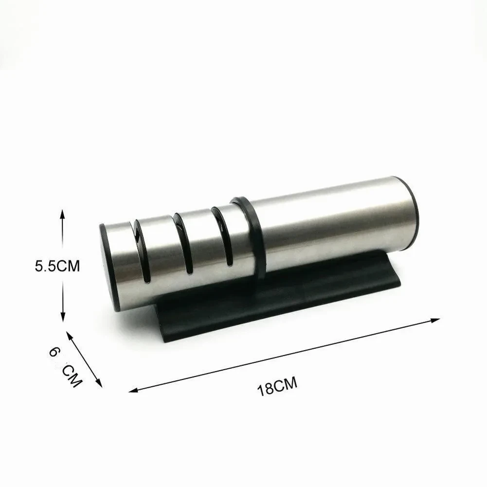 Cuchillo de cocina de carnicero de mano rápido con afilador de tres etapas