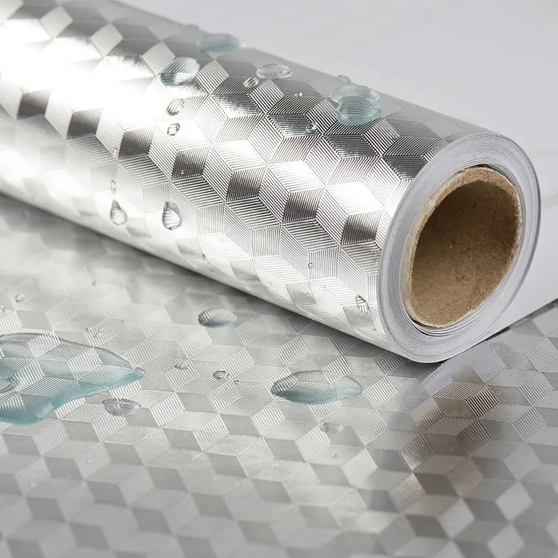 Adhesivo de aluminio para pared de cocina resistente a altas temperaturas