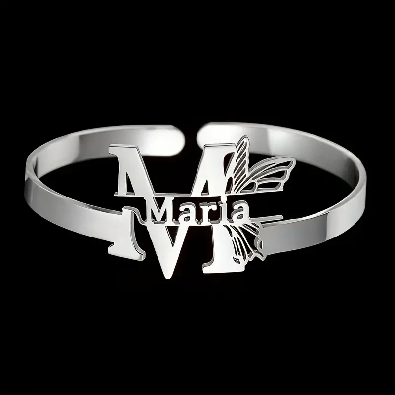 Pulsera de ala de mariposa personalizable