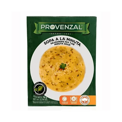 Sopa a la Minuta Mix Provenzal (Mezcla de sopa Minuta) - 78g