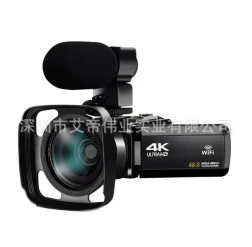 Cámara de vídeo 4K con pantalla táctil de 3,0 pulgadas