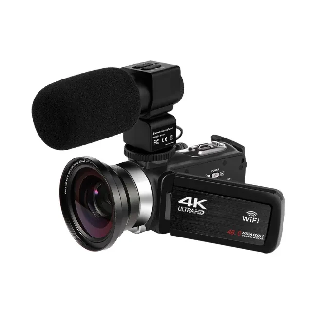 Cámara de vídeo 4K con pantalla táctil de 3,0 pulgadas