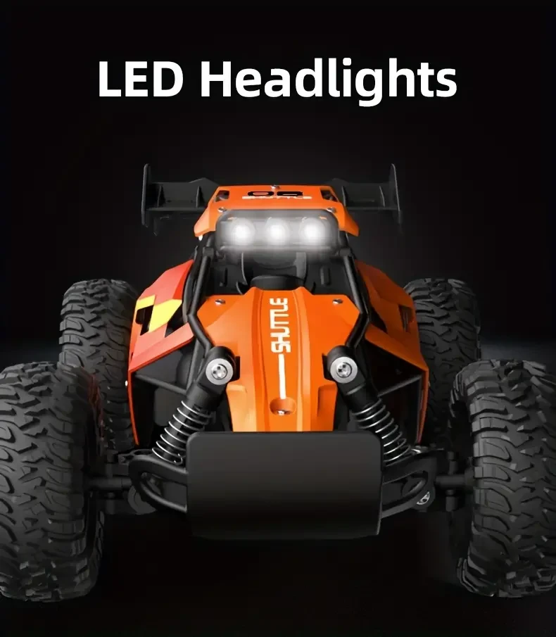 Coche RC K.K, escala 1:16, aleación de alta velocidad, 20 km/h, 12,4 mph, batería doble, control remoto, carga USB, voltaje máximo de 36 V, capacidad de 500 mAh, conexión inalámbrica 2,4 G/3 G/4 G/5 G, batería de litio de 14500 mAh, disponible en negro, a