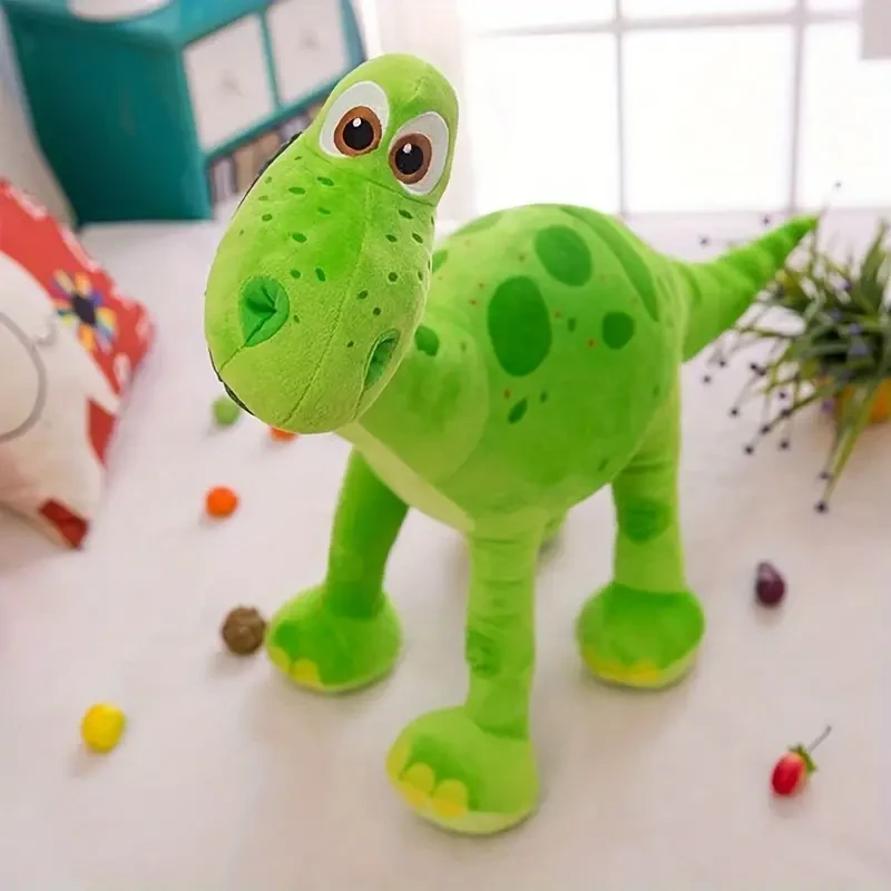 1 peluche de dinosaurio Brachiosaurus de algodón suave, adorable almohada de peluche para niños de 0 a 6 años, ideal como decoración para habitación infantil y compañero de juegos.