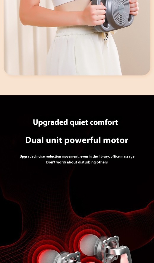 Masajeador muscular relajante con vibración de alta frecuencia y múltiples engranajes
