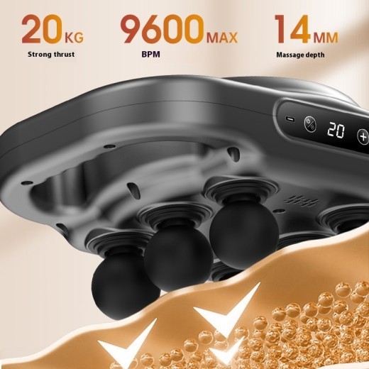 Masajeador muscular relajante con vibración de alta frecuencia y múltiples engranajes