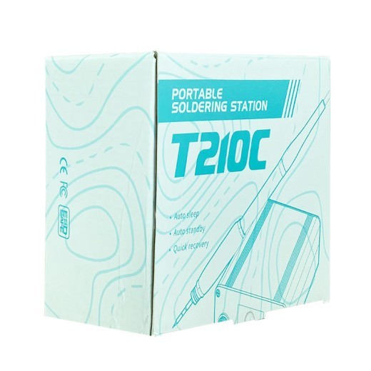 Estación de soldadura pequeña con soldador con pantalla digital inteligente