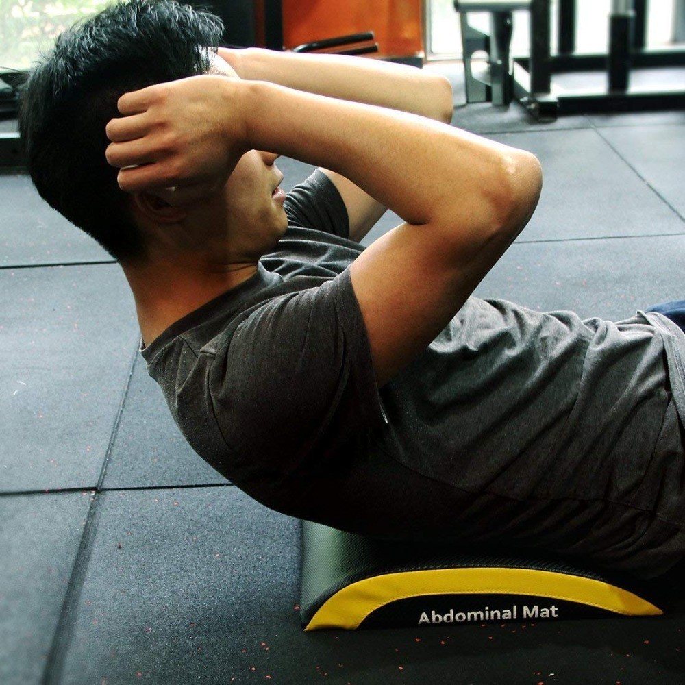 Colchoneta portátil para entrenamiento de abdominales, equipo de fitness