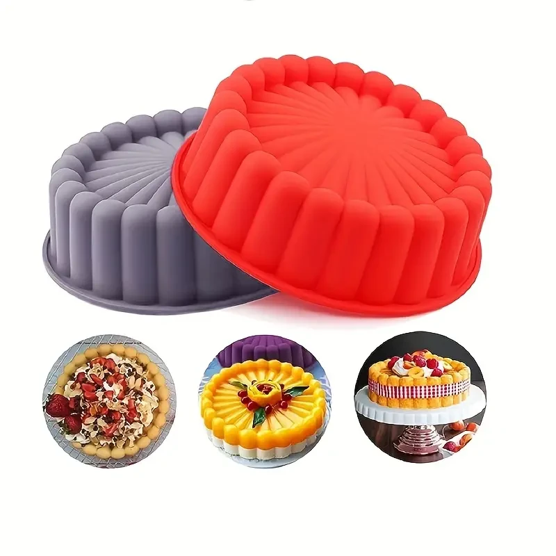 Molde de silicona antiadherente versátil para pasteles