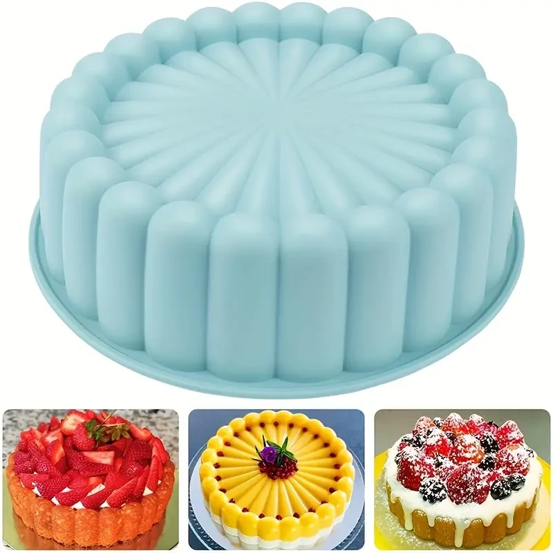Molde de silicona antiadherente versátil para pasteles