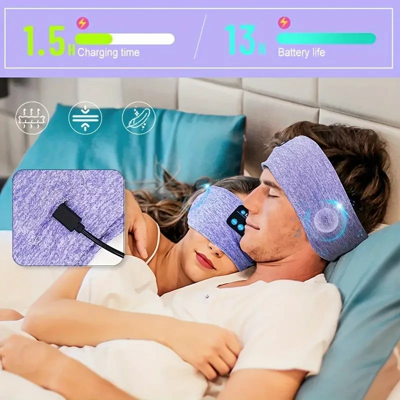 Auriculares inalámbricos para dormir, deportivos, resistentes al sudor, TWS, con altavoz estéreo HD ultrafino para entrenar, correr, gadgets geniales, regalos únicos.