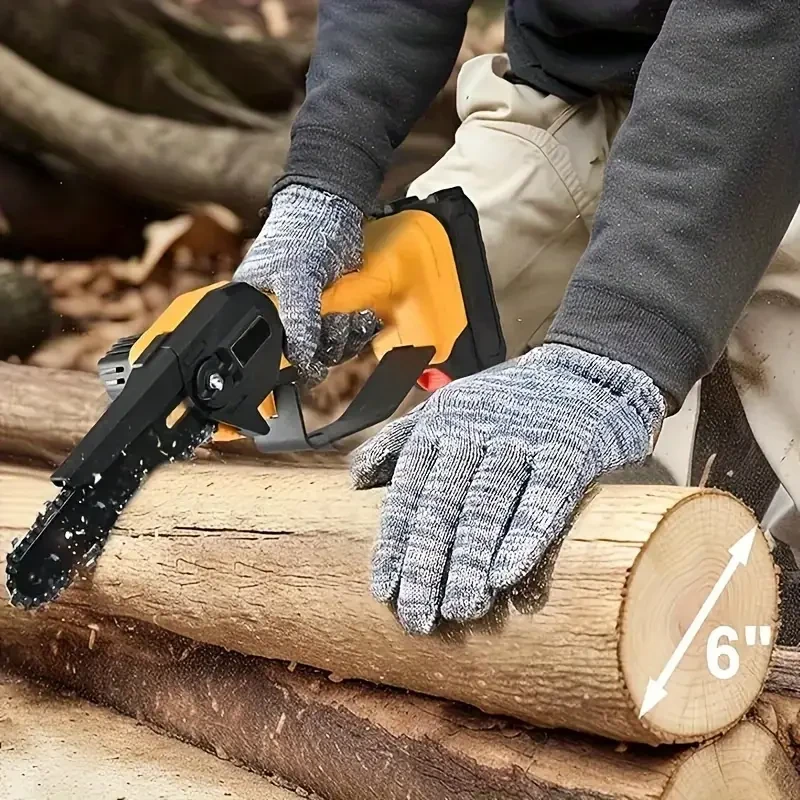 Kit de barra guía y cadena para motosierra eléctrica de 8 pulgadas, 1 barra guía + 2 cadenas, ajuste universal para sierra de litio inalámbrica, piezas de repuesto duraderas y afiladas para jardín y patio.