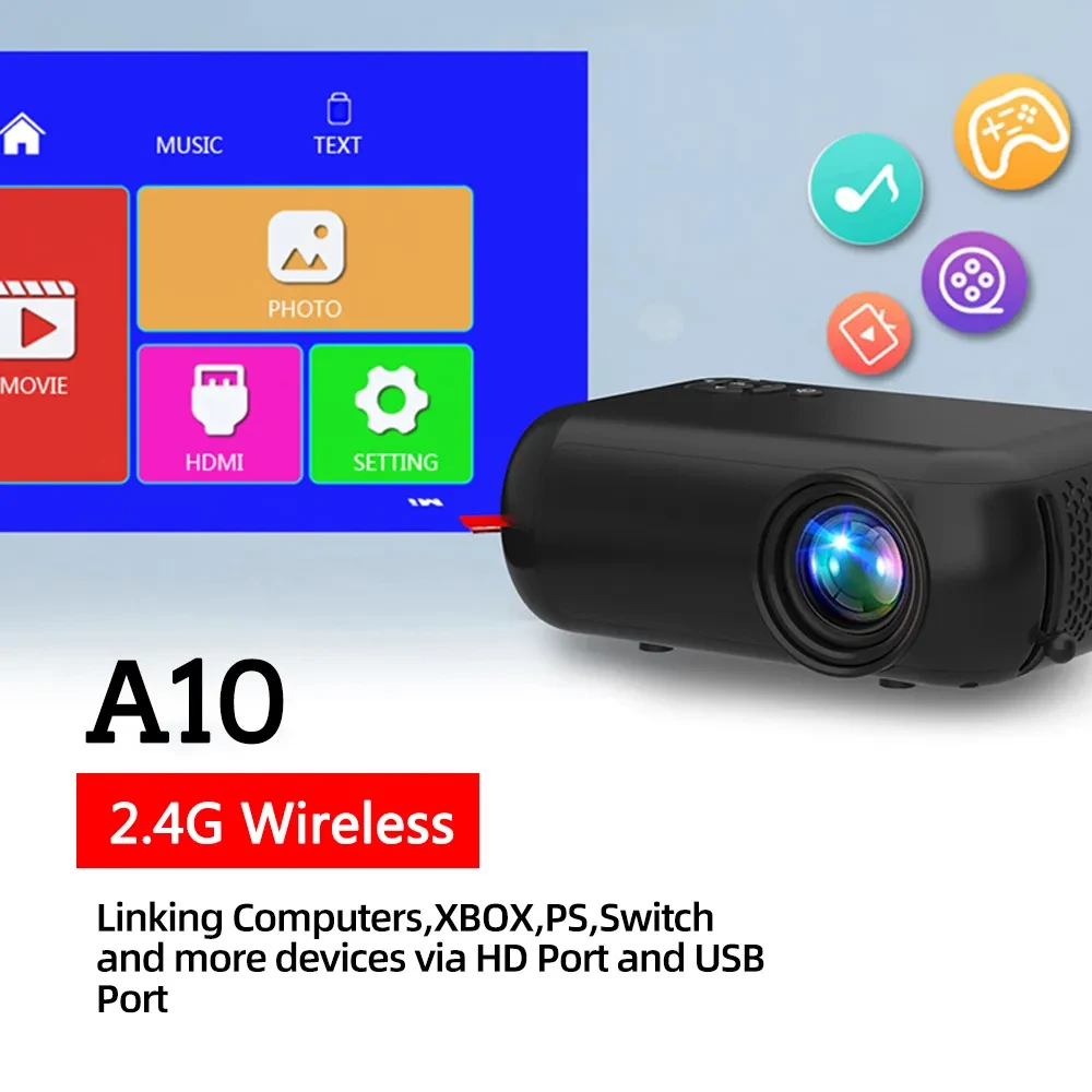 Proyector pequeño para exteriores para el hogar