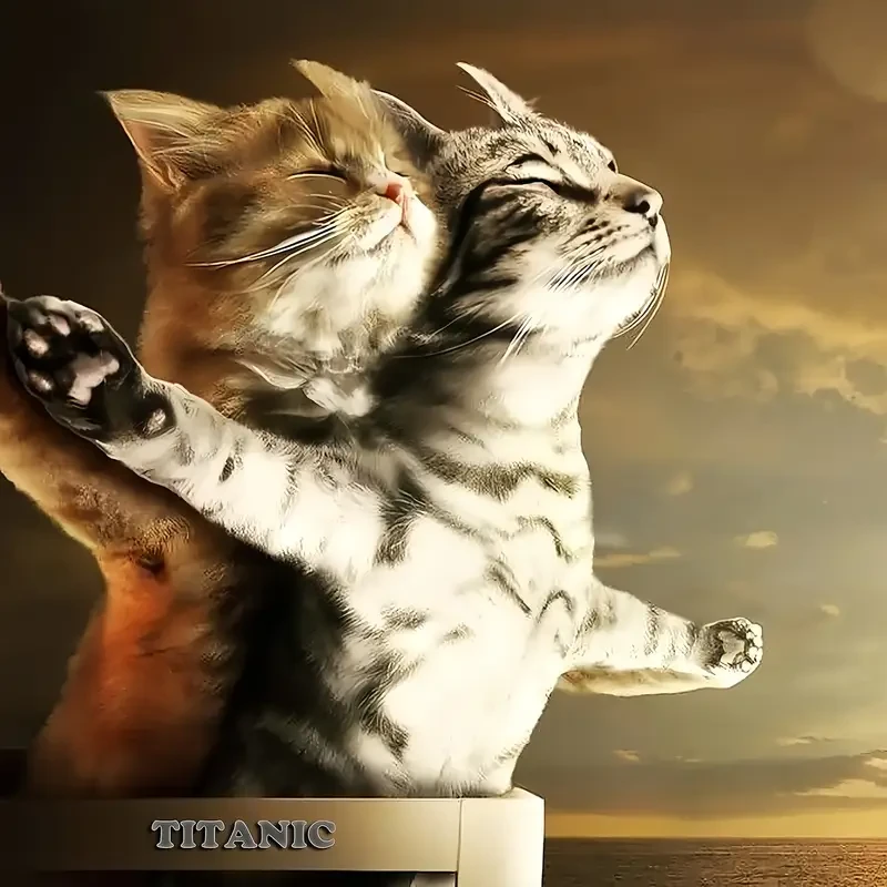 Impresión artística en lienzo de gato caprichoso 30,48 x 30,48 cm