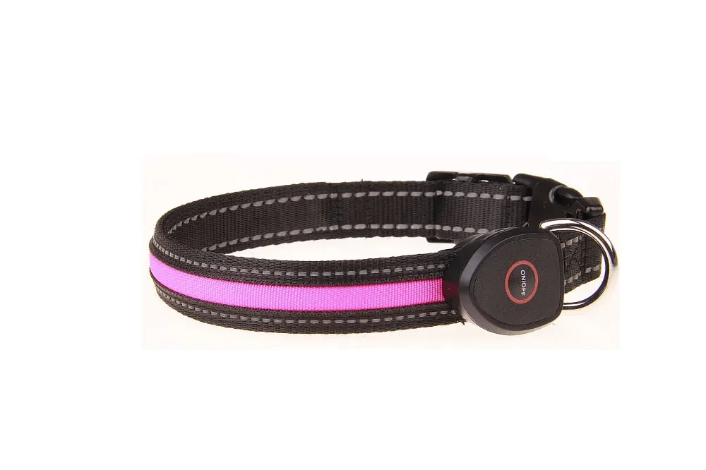 Collar luminoso para perros con carga USB