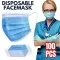 100 mascarillas desechables