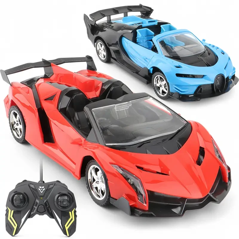 Coche de carreras de control remoto, modelo de juguete, coche de juguete eléctrico