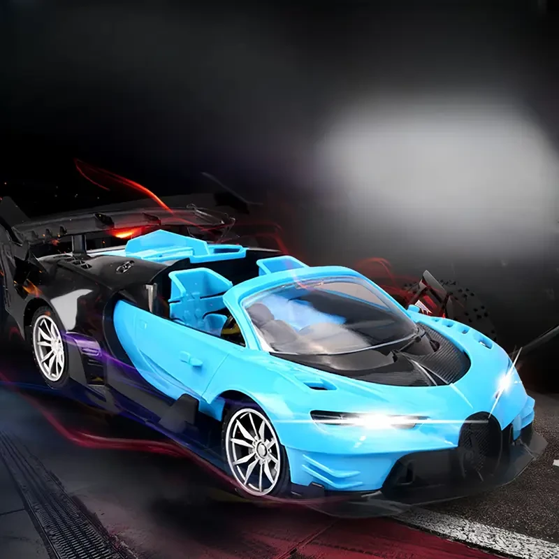 Coche de carreras de control remoto, modelo de juguete, coche de juguete eléctrico