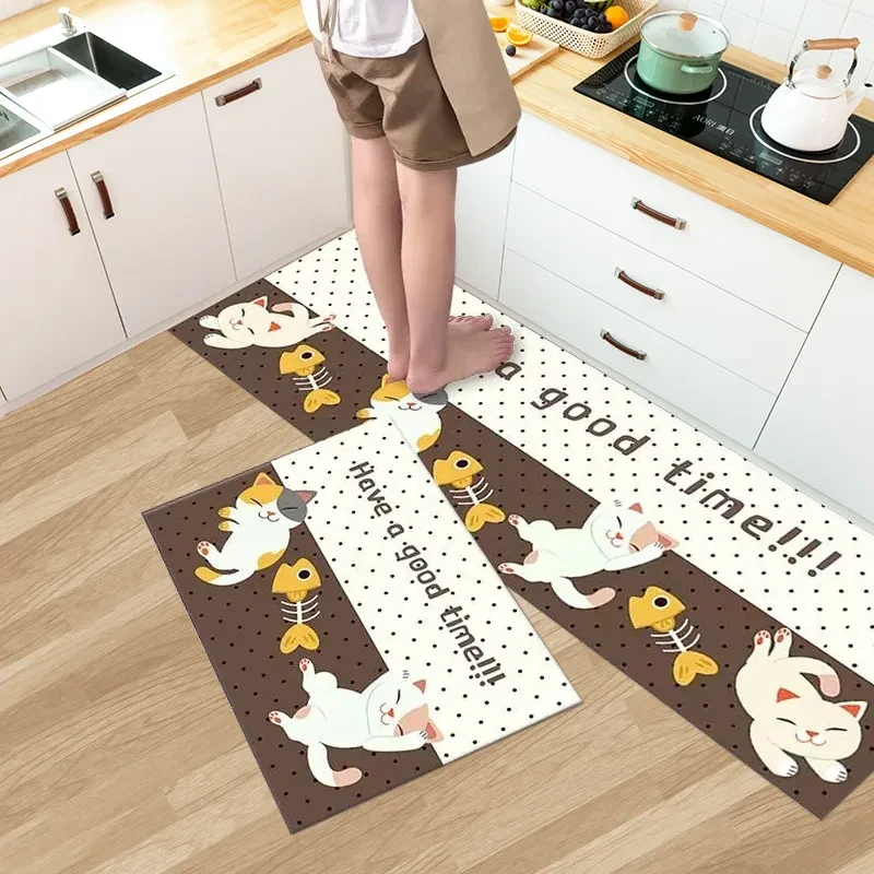 Alfombra de piso para entrada de porche, baño, cocina, alfombra sencilla