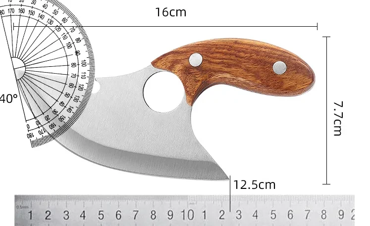 Cuchillo de cocina para asar carne a mano
