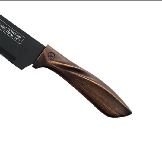 Juego de cuchillos de cocina de acero inoxidable para chef