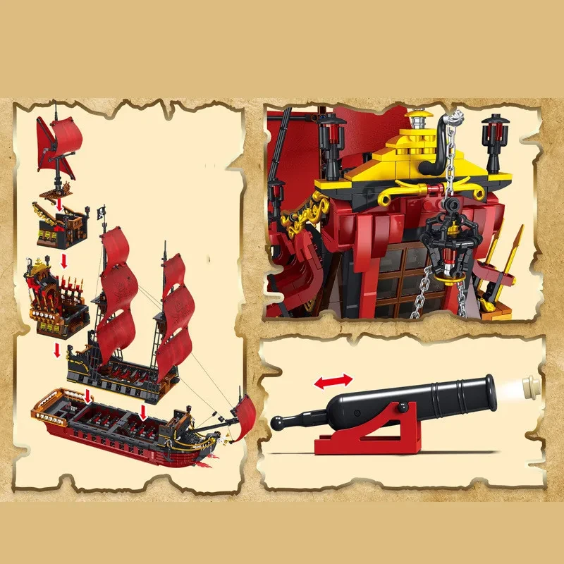 Juguete de bloques de construcción de la película Revenge
