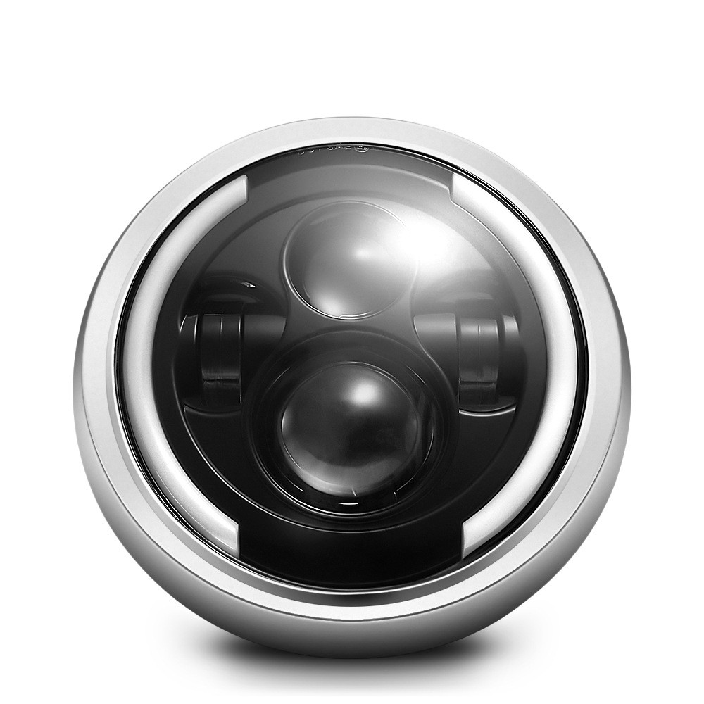 Faro LED de 7,5 pulgadas con piezas modificadas para motocicleta