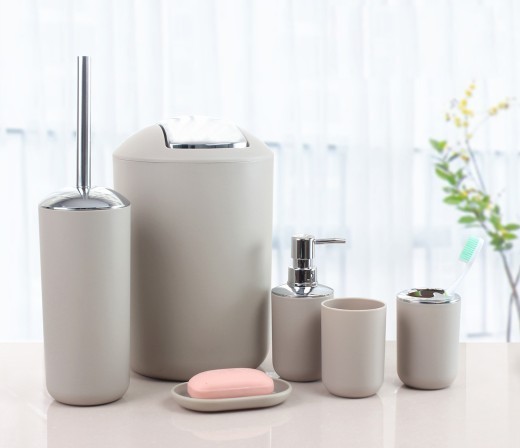 Juego de baño de seis piezas