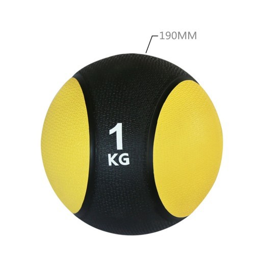Pelota de goma para entrenamiento de fitness y musculación.