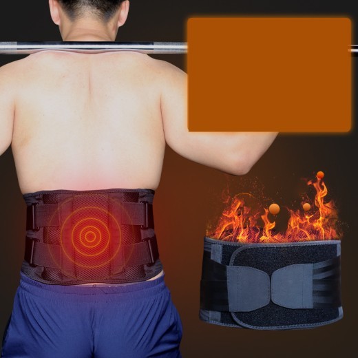 Cinturón de fitness protector con autocalentamiento y soporte cálido para la cintura