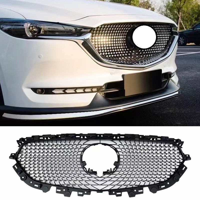 Rejilla de entrada de aire deportiva GT modificada de malla mediana CX5 con decoración de malla mediana
