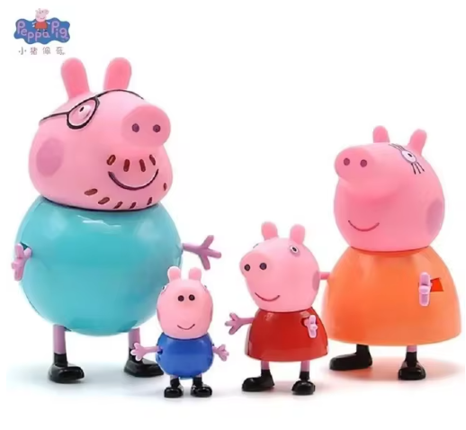 Juego de 4 figuras de acción de Pepa Pig
