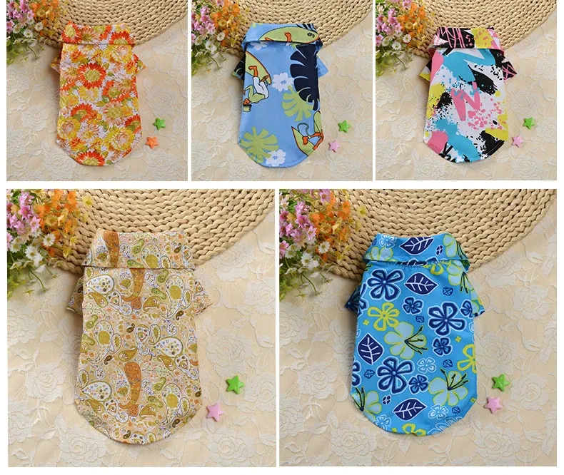 Vestido de primavera para perro, camisa de gato occidental, ropa de peluche
