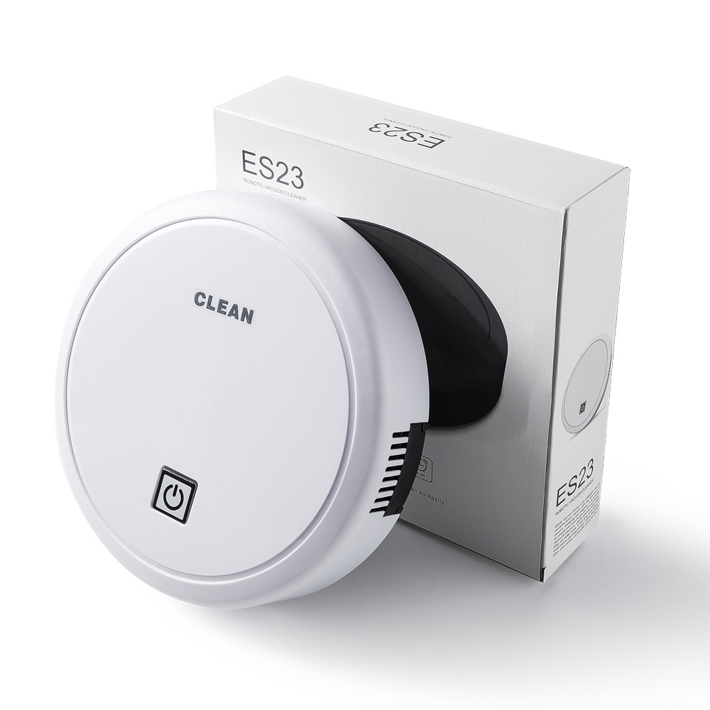 Aspiradora robot 3 en 1 de 1800 Pa, multifuncional, inteligente, recargable por USB, para barrer en seco y húmedo.