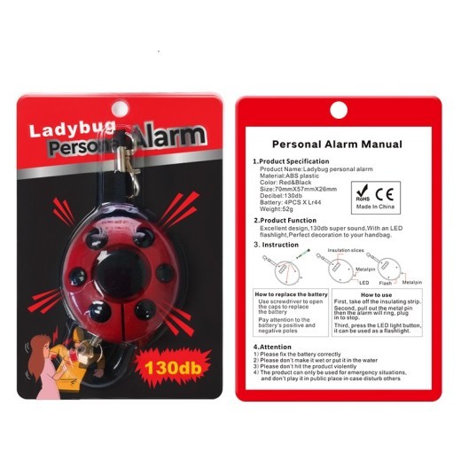 Alarma personal Lady Bug