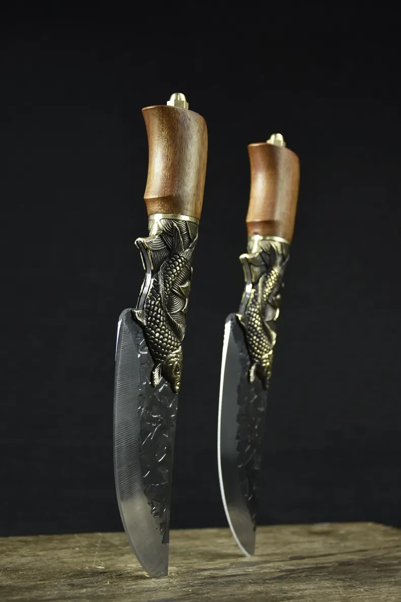 Cuchillo de cocina forjado a mano para fruta doméstica