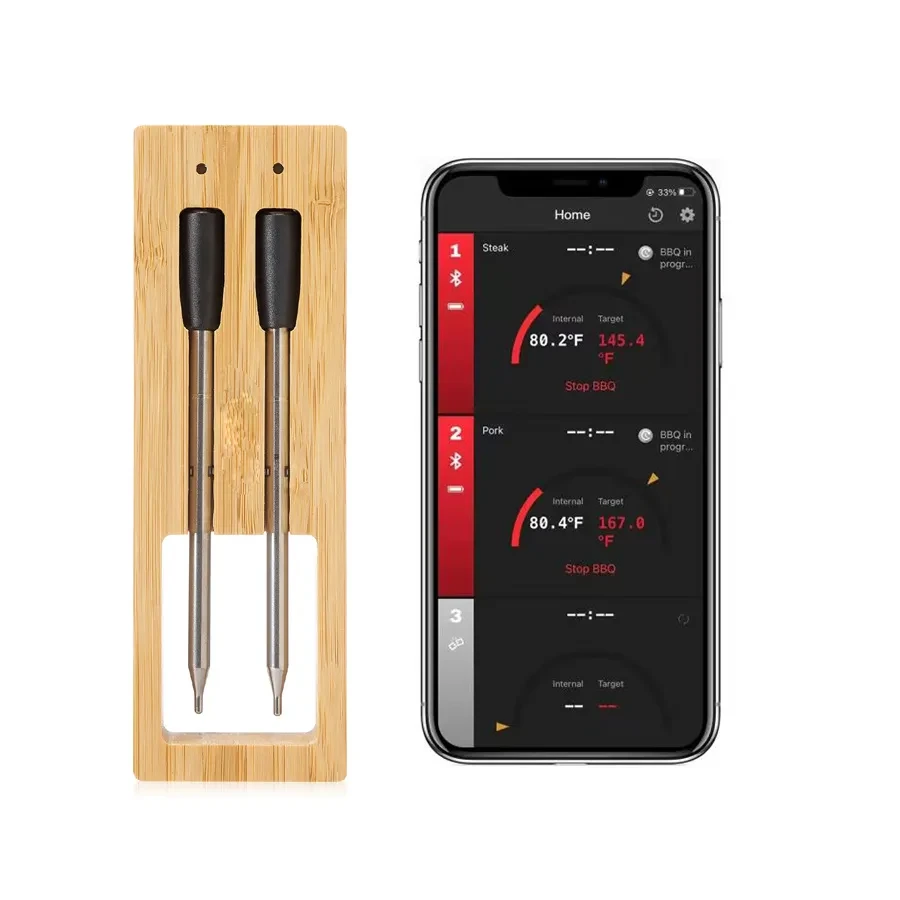 Termómetro inalámbrico Bluetooth para barbacoa y cocina