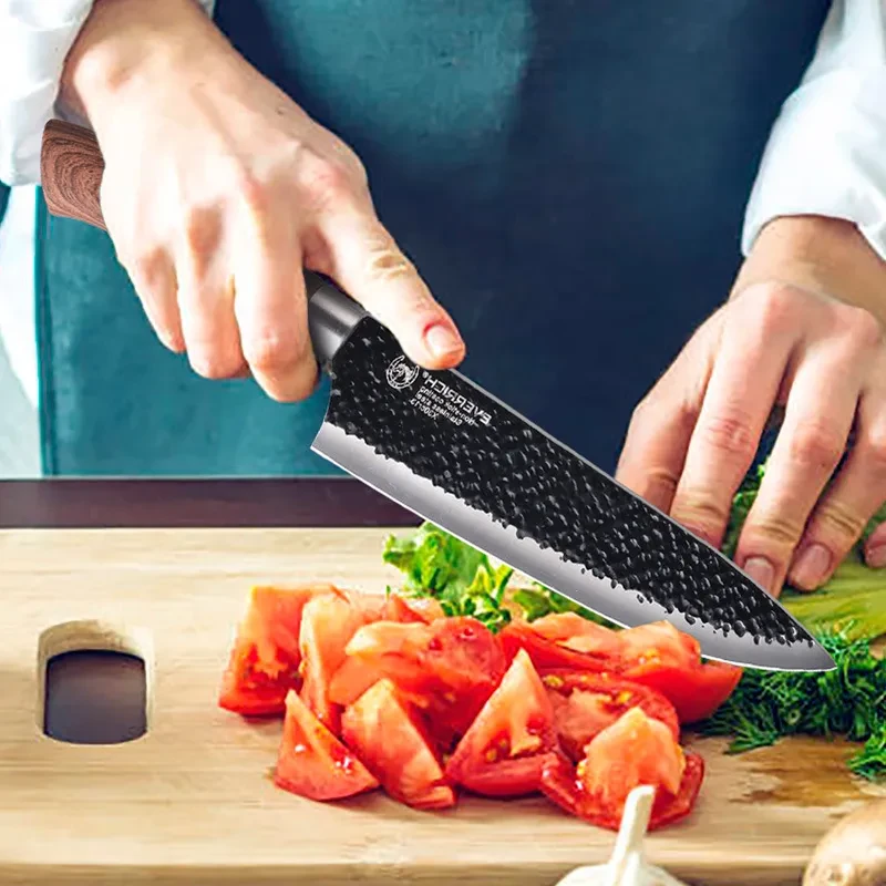 Juego de cuchillos de cocina de acero inoxidable para el hogar de regalo de seis piezas
