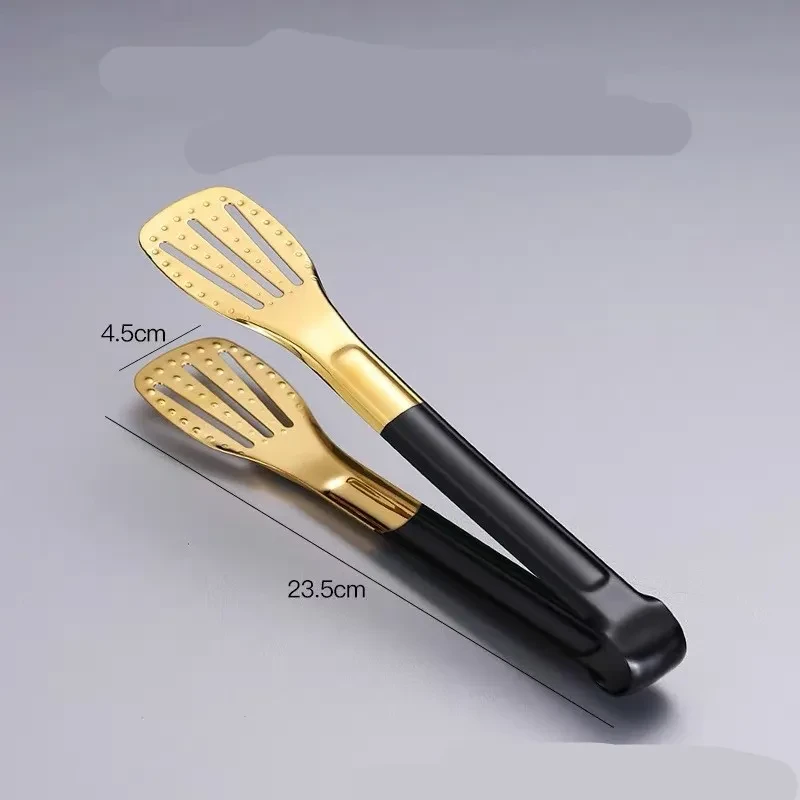 Pinza para pan de barbacoa de acero inoxidable y titanio para cocina a la parrilla