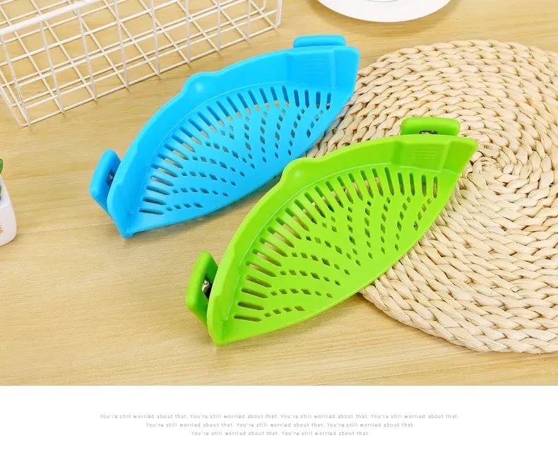 Filtro de agua doméstico, escurridor de fideos a prueba de fugas para la cocina