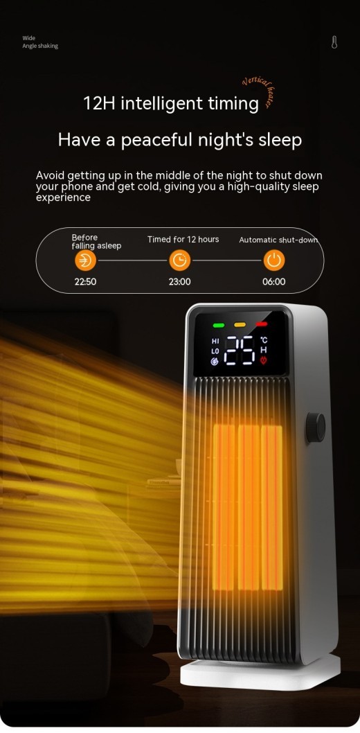 Aire acondicionado pequeño, pies calientes, manos calientes, eléctrico.